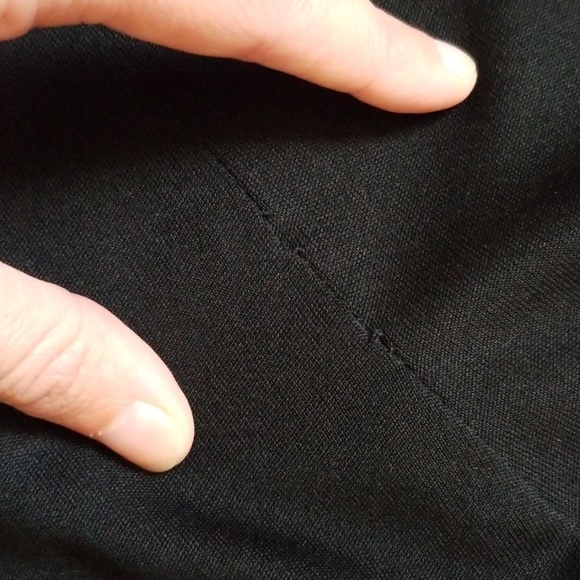 VTG Joan Leslie 4 Kasper Blk Bellbottom Jumpsuit - Picture 8 of 8